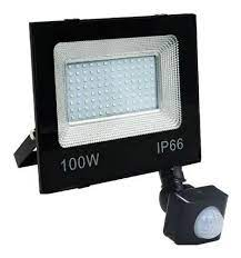 REFLETOR LED 100W BIVOLT - C/ SENSOR DE PRESENCA